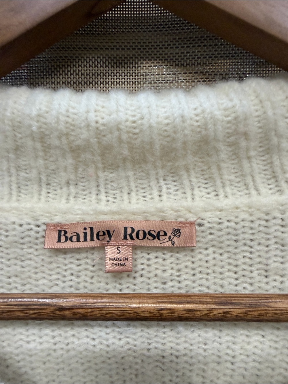 Bailey Rose Cowboy Cardigan Zip Up Western Rodeo Wool Blend Women’s S - Picture 5 of 6